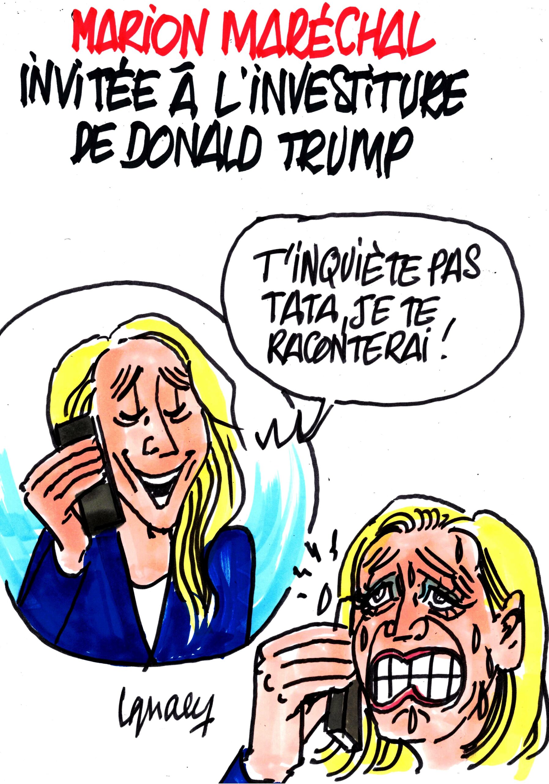 Ignace - Marion Maréchal invitée à l'investiture de Trump