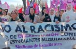 Espagne – Des féministes du syndicat étudiant soutiennent une manifestation en faveur du port du hijab dans les salles de classe