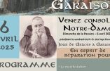 Dimanche 6 avril 2025 : Pèlerinage à Notre-Dame de Garaison organisé par « Le Royaume de Marie »