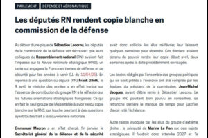Les députés RN n’ont pas travaillé !, par André MURAWSKI