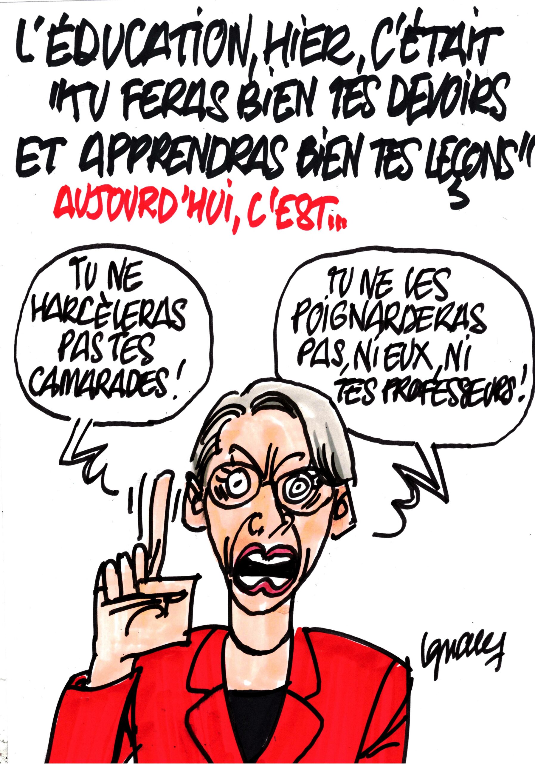 Ignace - Évolution de l'Éducation nationale