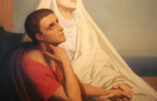 A Ostie, sainte Monique, mère du bienheureux Augustin, qui nous a laissé lui-même le témoignage de sa très sainte vie, au neuvième livre de ses Confessions.