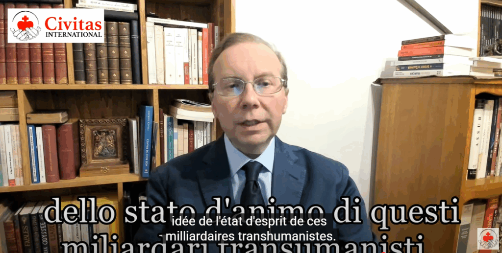 Alain Escada présente la situation politique française aux catholiques italiens