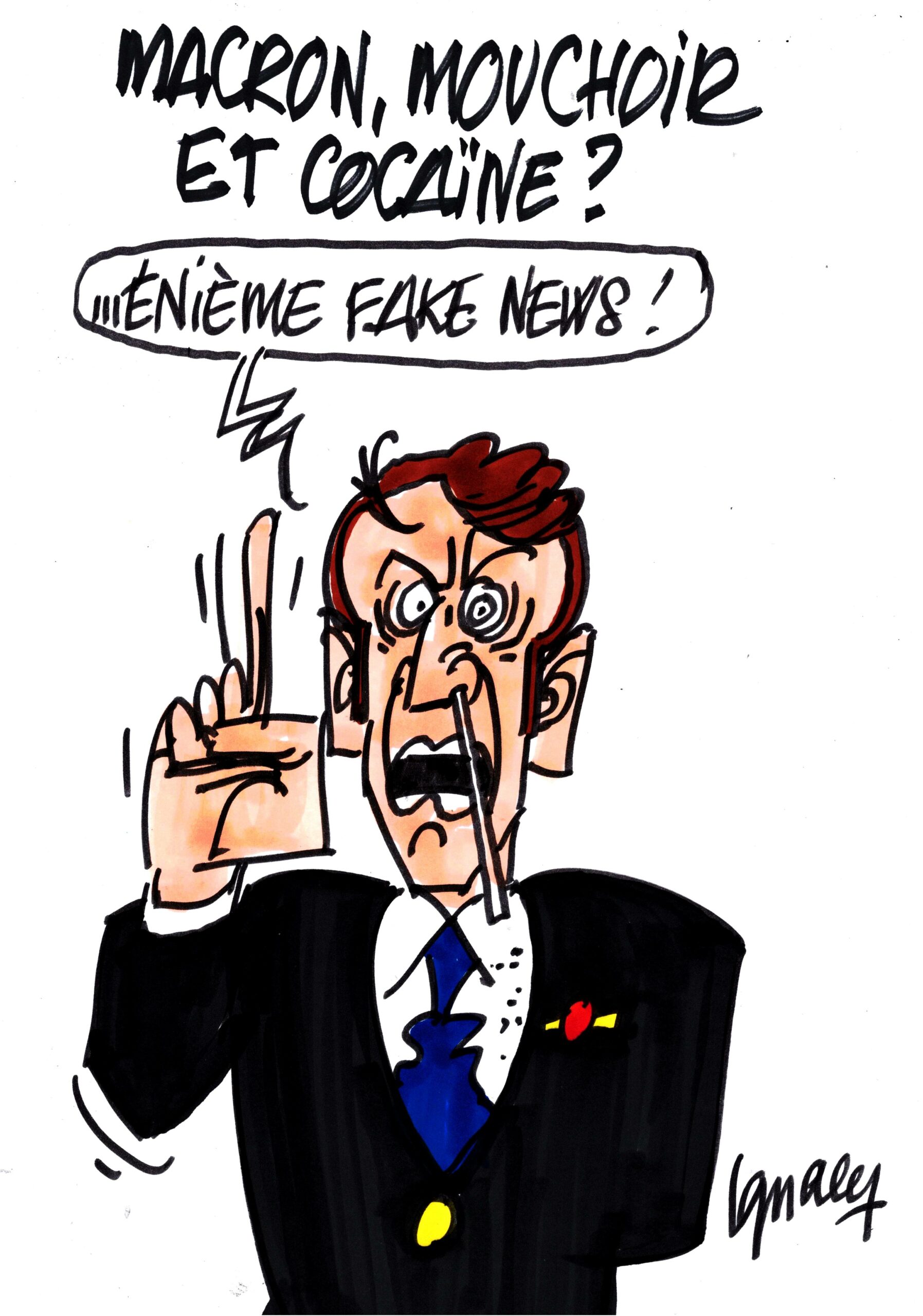 Ignace - Macron, mouchoir et cocaïne ?