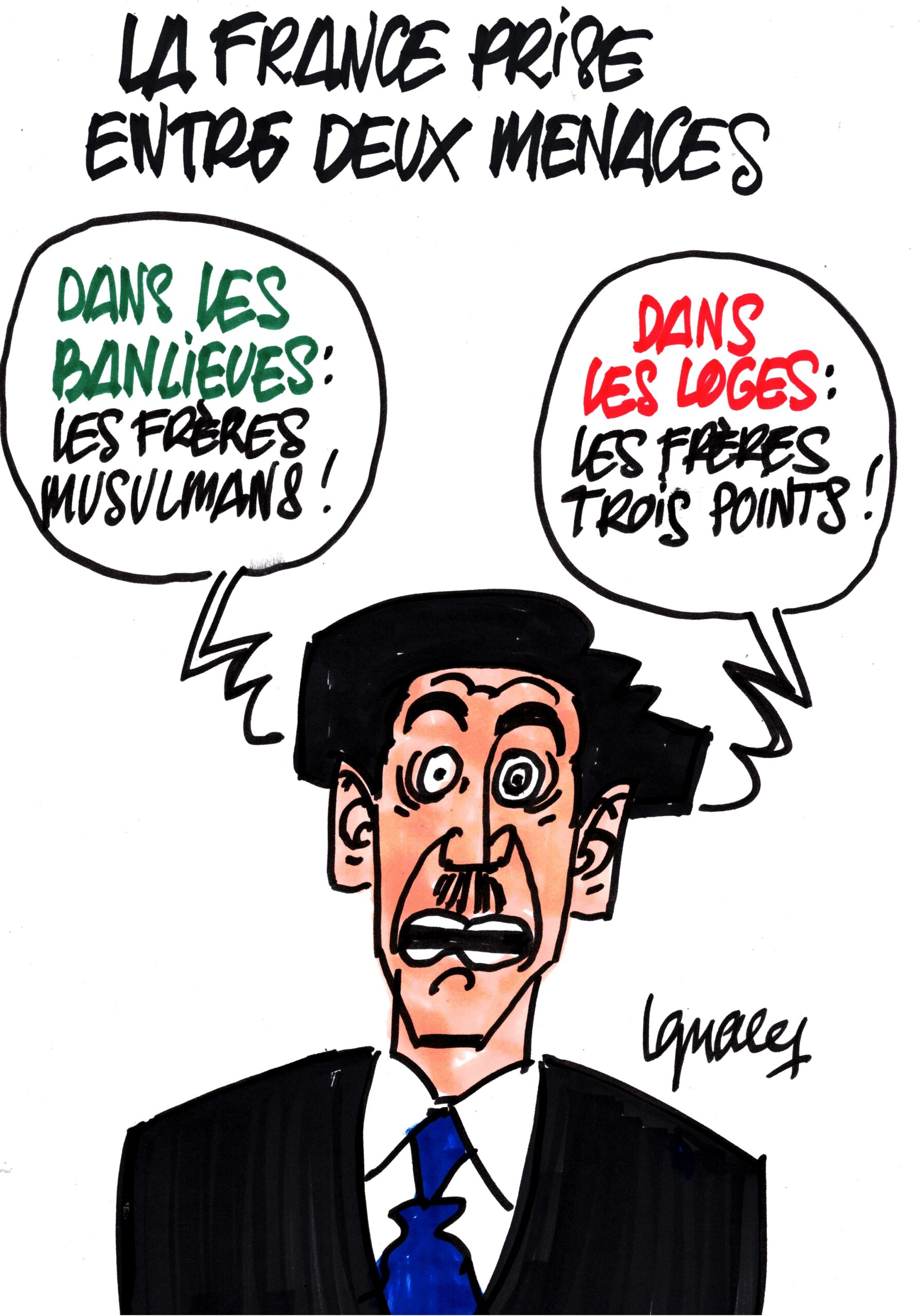 Ignace - La France prise entre deux menaces