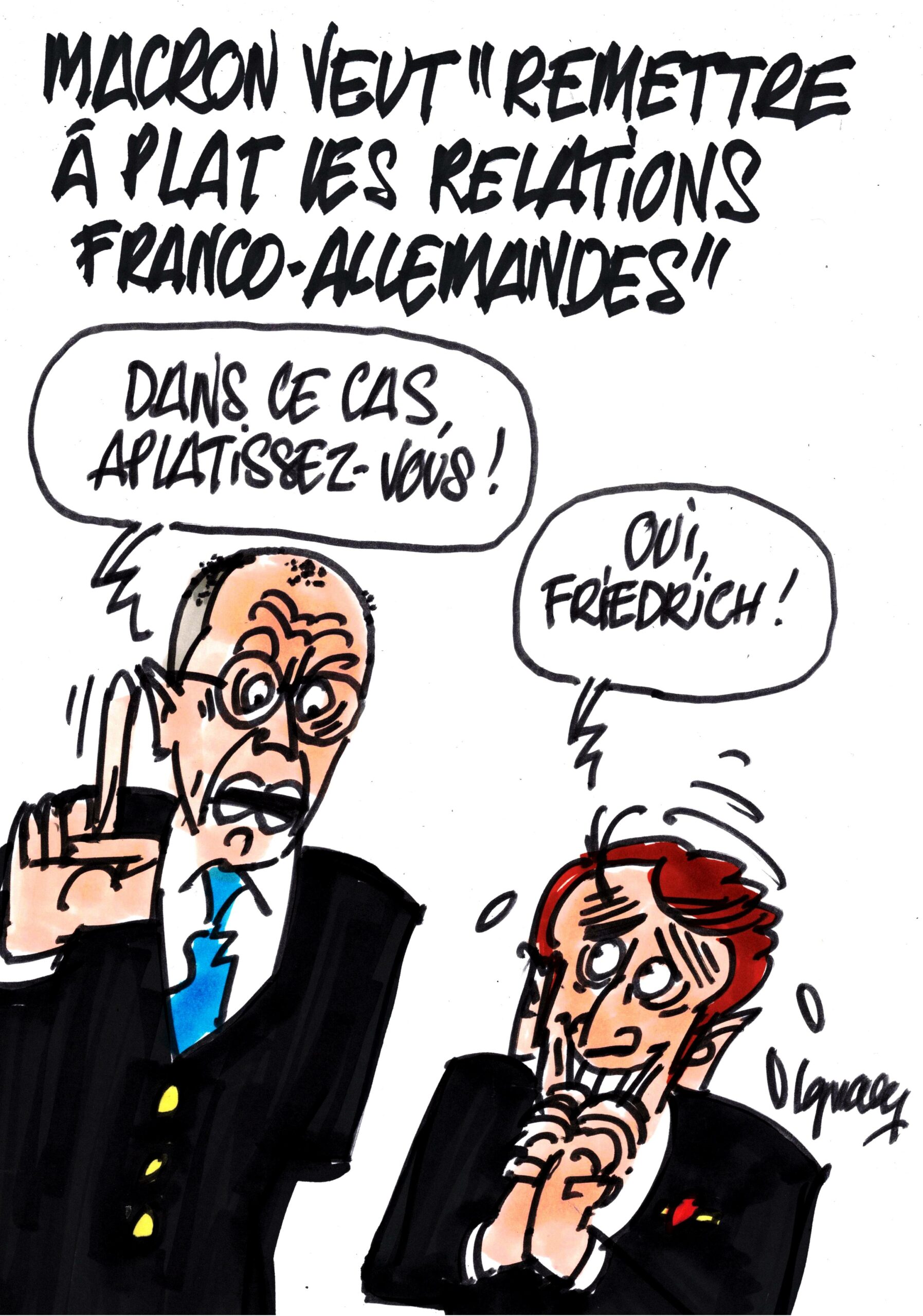 Ignace - Macron et les relations franco-allemandes