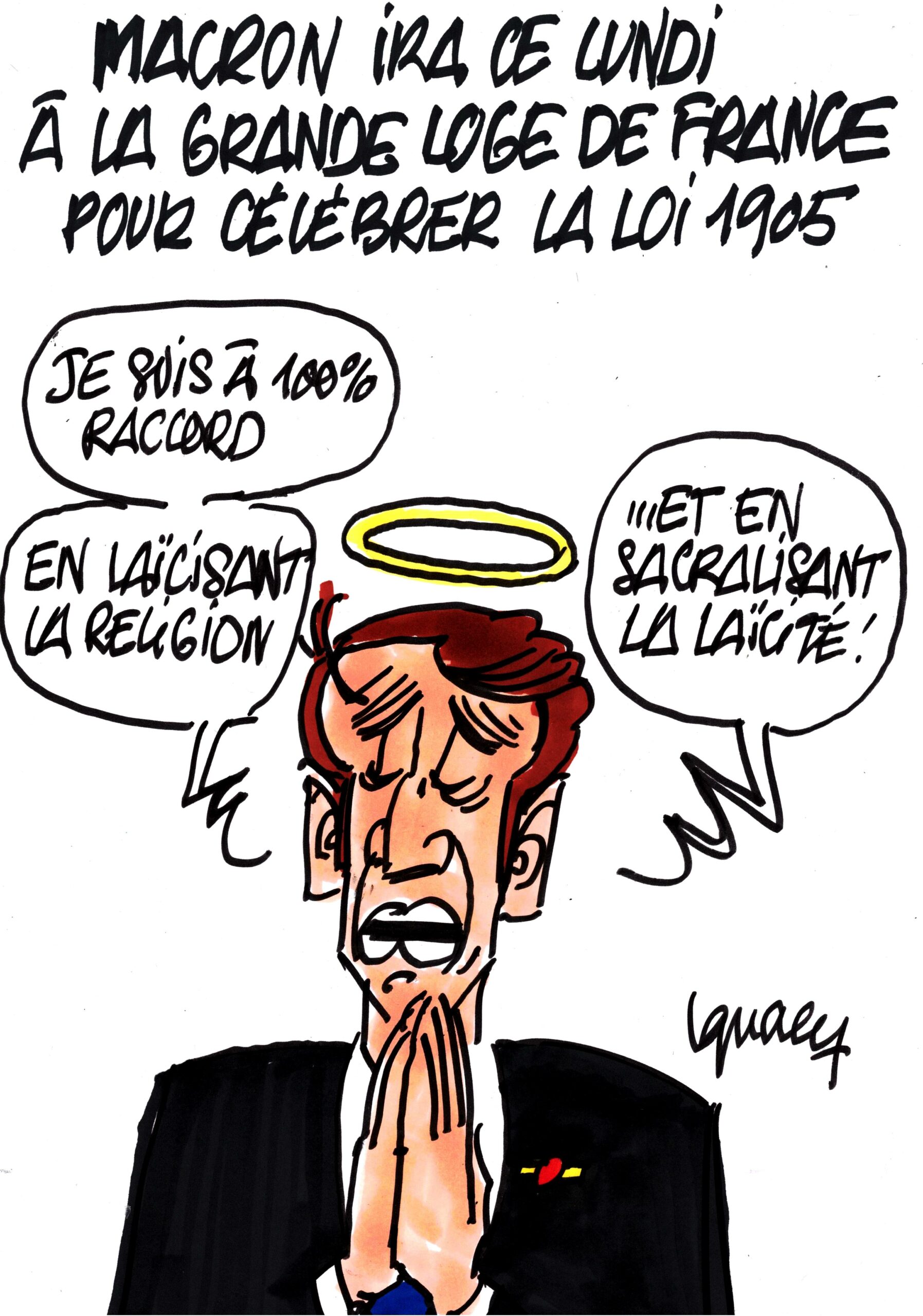 Ignace - Macron et la loi 1905