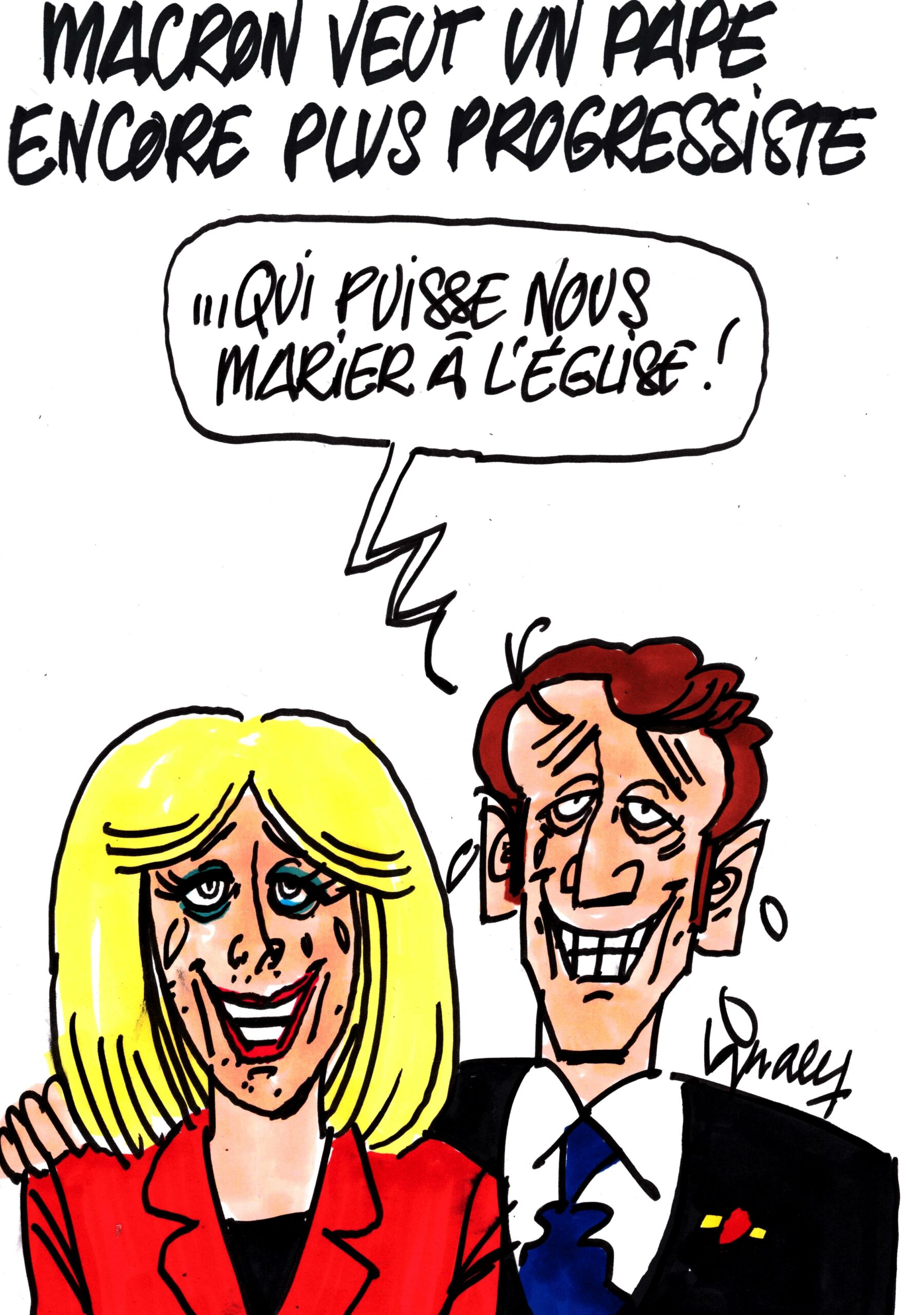 Ignace - Macron souhaite un pape plus progressiste que François
