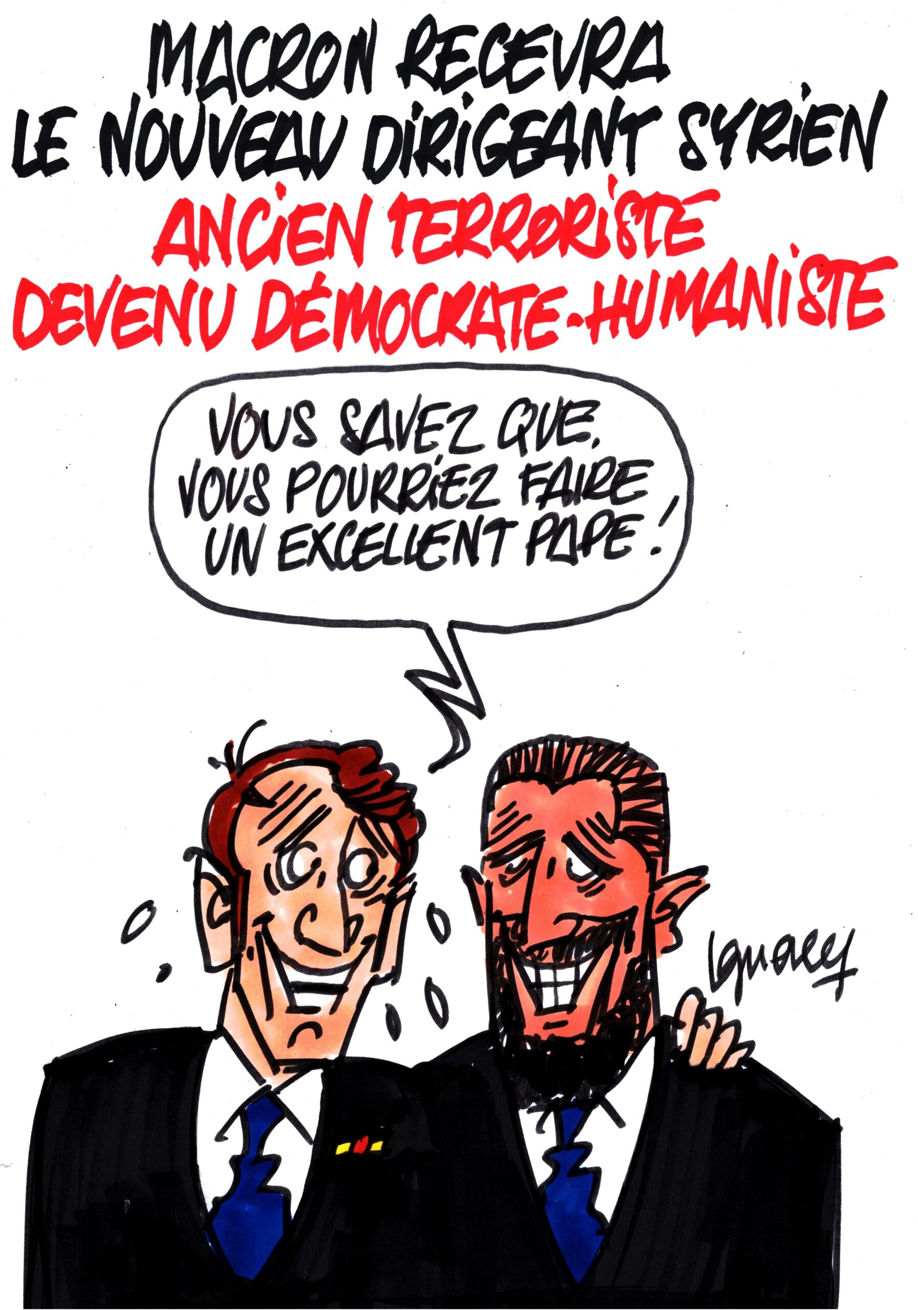 Ignace - Macron recevra le nouveau dirigeant syrien
