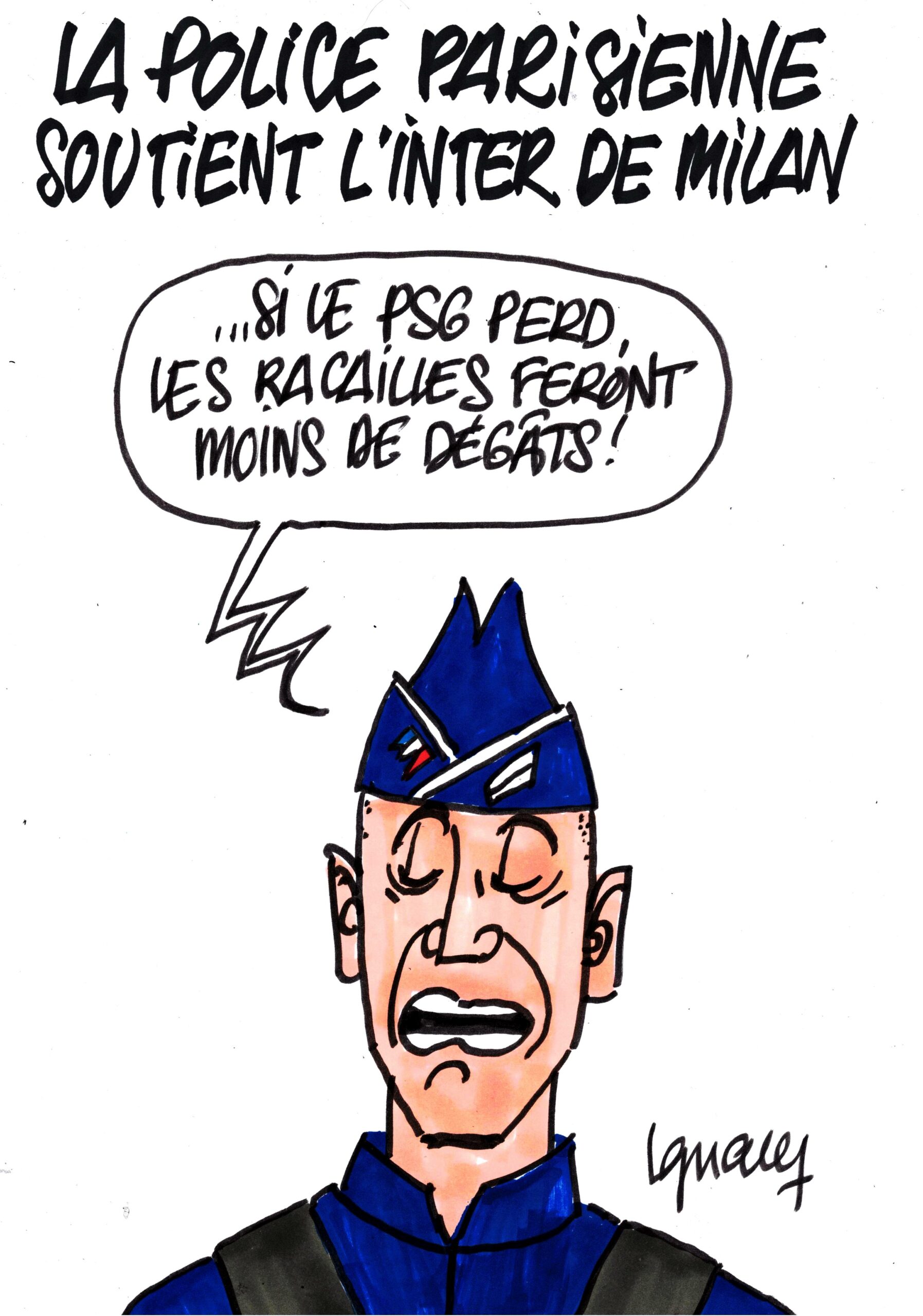 Ignace - La police soutient l'Inter