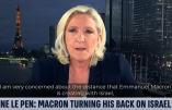 Génocide des Palestiniens à Gaza : Marine Le Pen défend Israël et Netanyahou et parle de la collaboration de la France pendant la Seconde Guerre mondiale