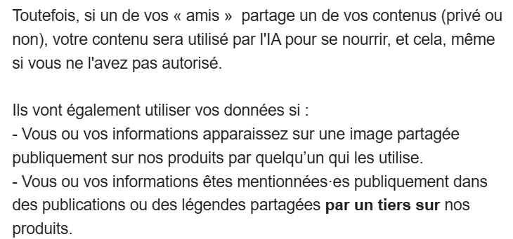 Meta veut s'emparer de vos données pour nourrir son Intelligence Artificielle