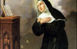A Cascia en Ombrie, sainte Rita veuve, moniale de l'Ordre des Ermites de saint Augustin.