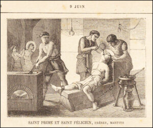 Saints Prime et Félicien, Martyrs, neuf juin