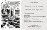 Anne Brassié vous invite à lire