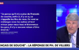 « Français de souche » : la réponse de Philippe de Villiers à Mathieu Kassovitz !