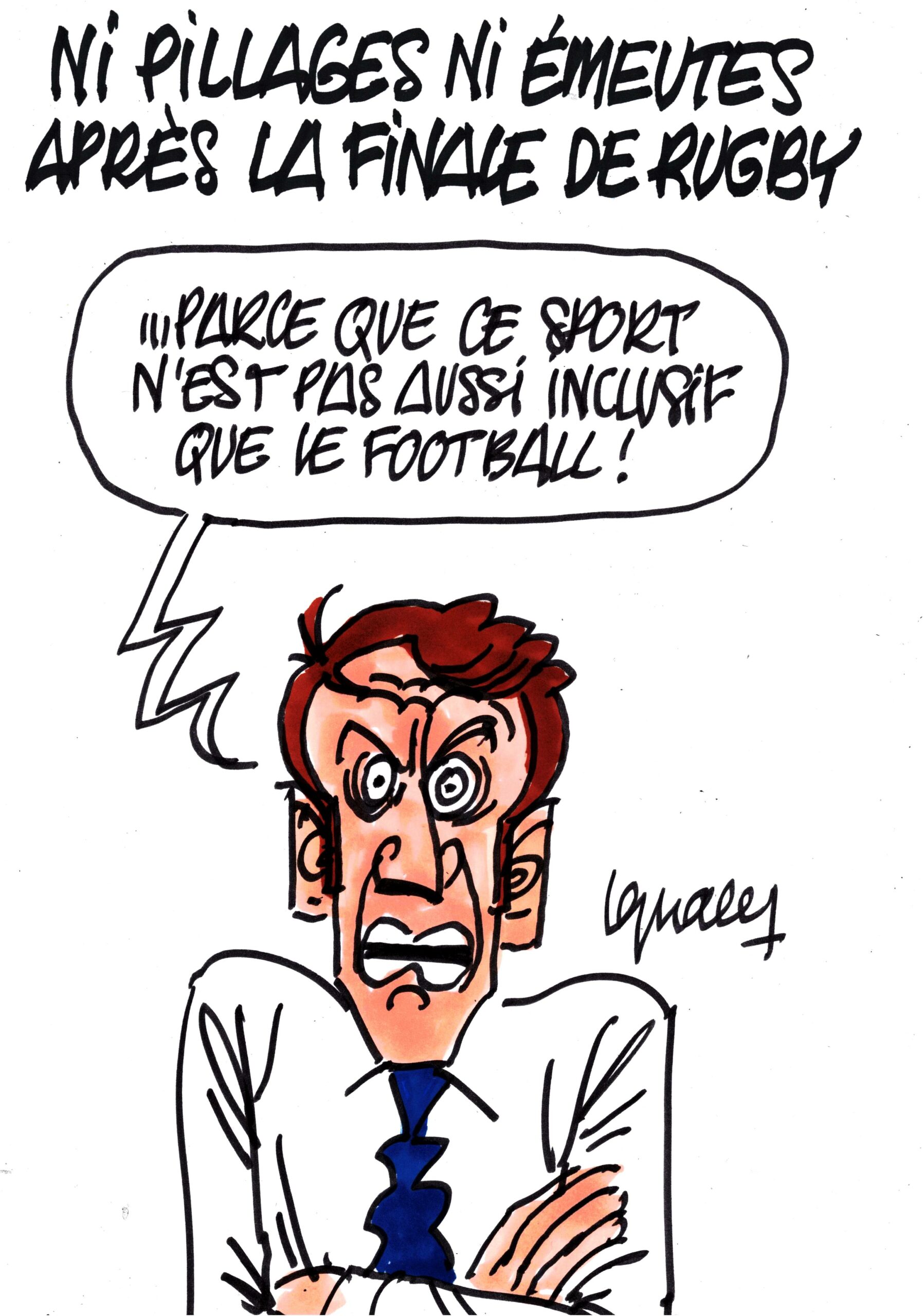 Ignace - Ni pillages ni émeutes après la finale de rugby