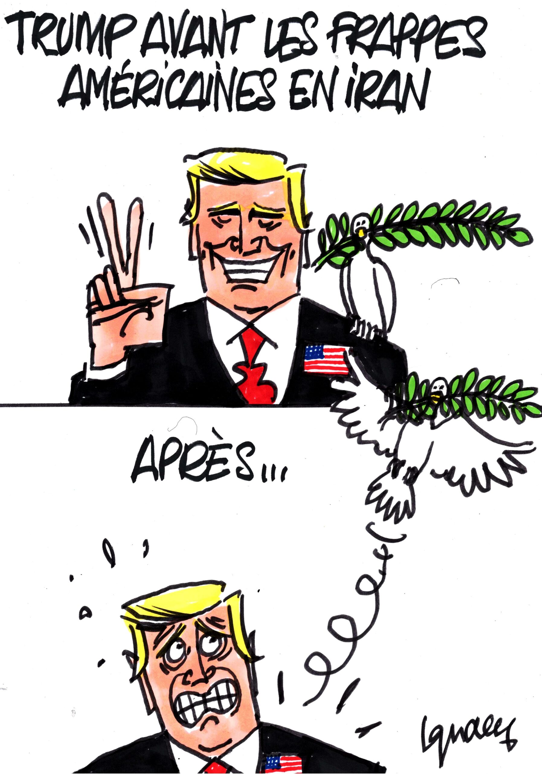 Ignace - Trump et les frappes américaines en Iran