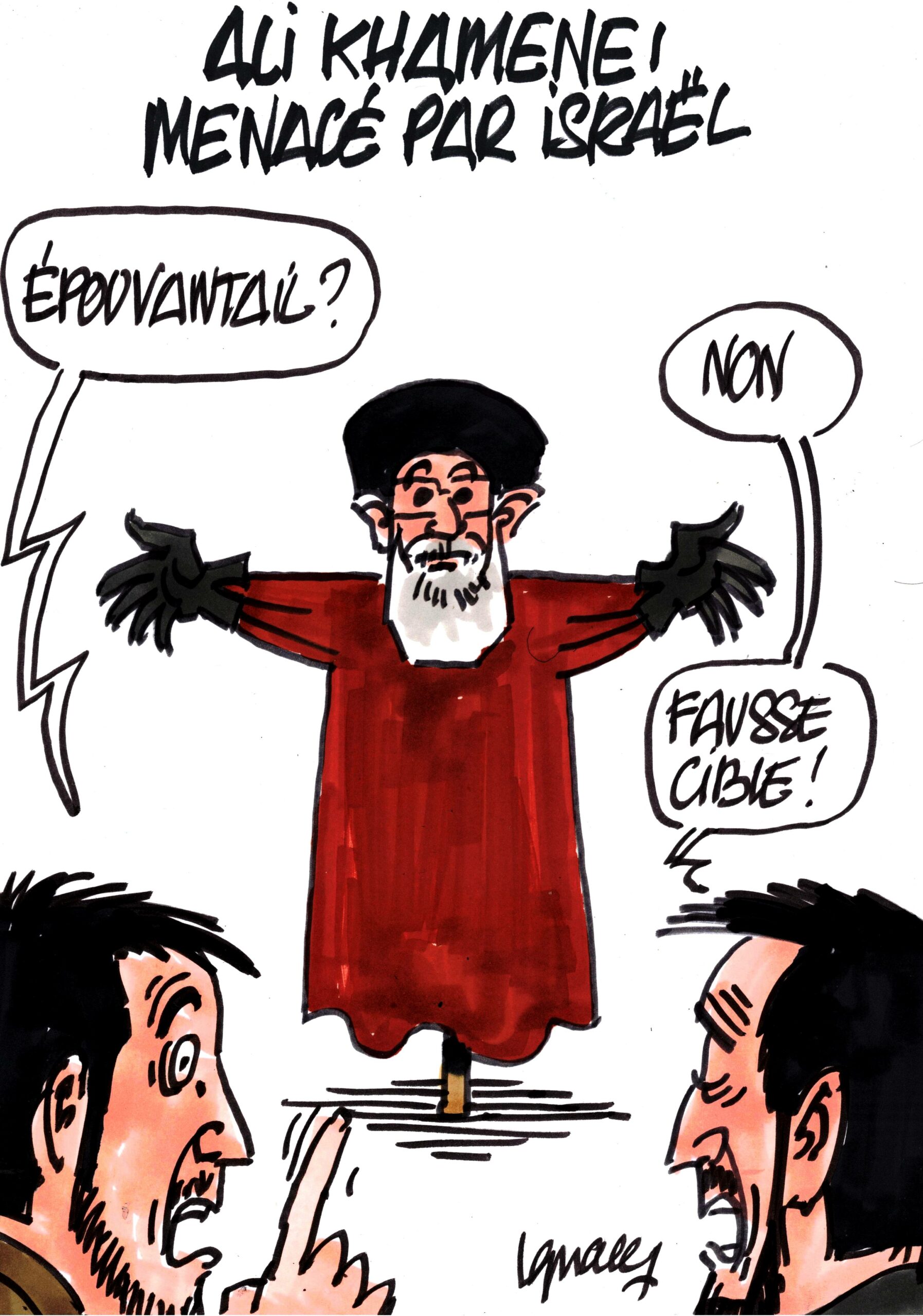Ignace - Khamenei menacé par Israël
