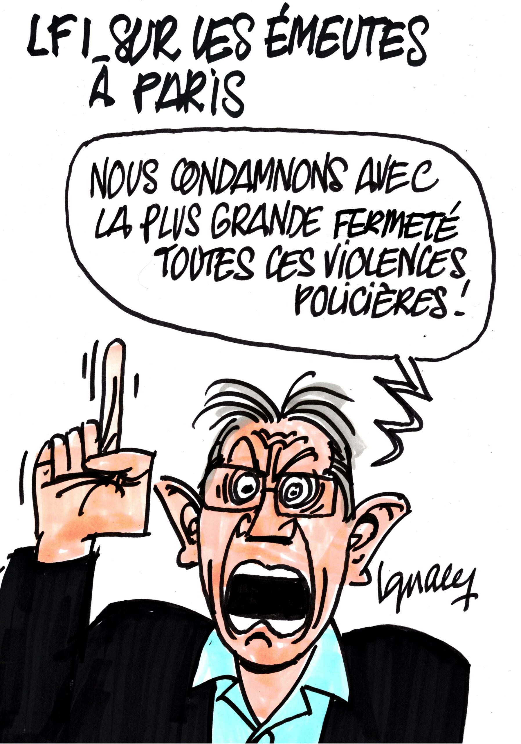 Ignace - LFI sur les émeutes à Paris