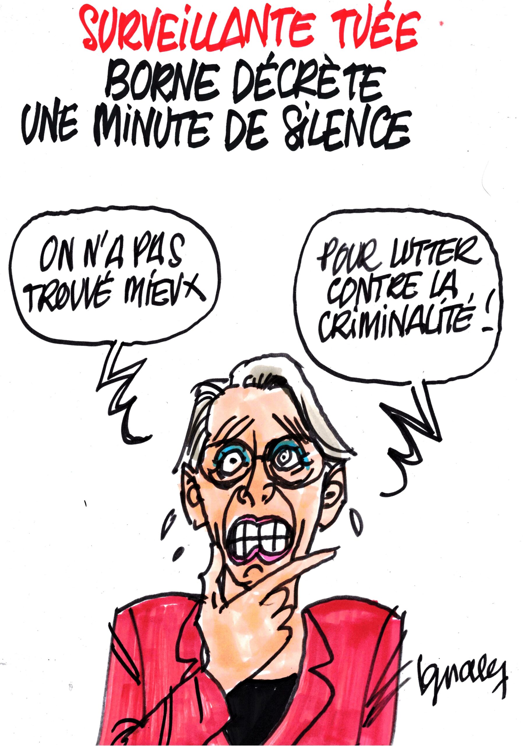 Ignace - Une minute de silence pour la surveillante tuée