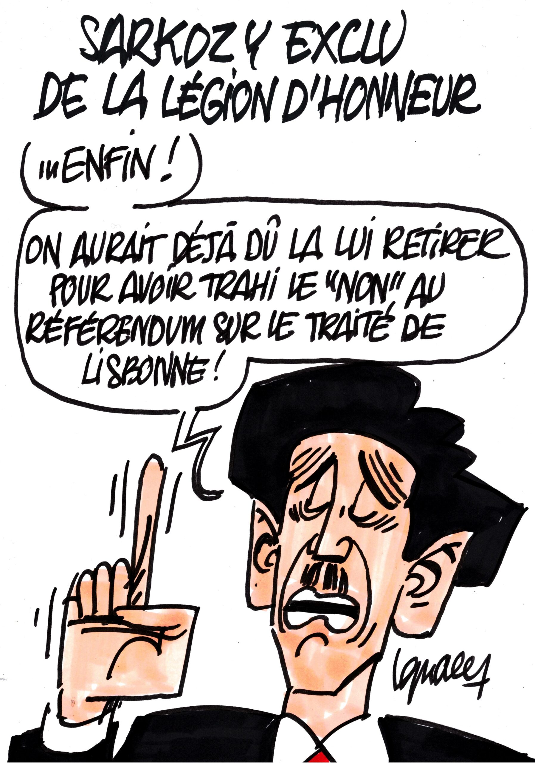 Ignace - Sarkozy perd la Légion d'honneur