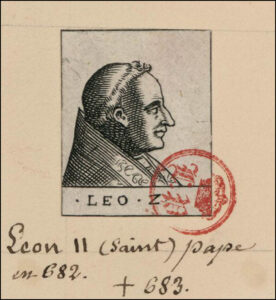 Saint Léon II, Pape et Confesseur, trois juillet