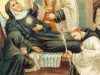 A Florence sainte Julienne Falconieri vierge fondatrice de l'Ordre des religieuses Servites de bienheureuse Vierge Marie.