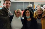 Pierre-Alain Cottineau avec sa collègue de la France Insoumise, Marion Aubry