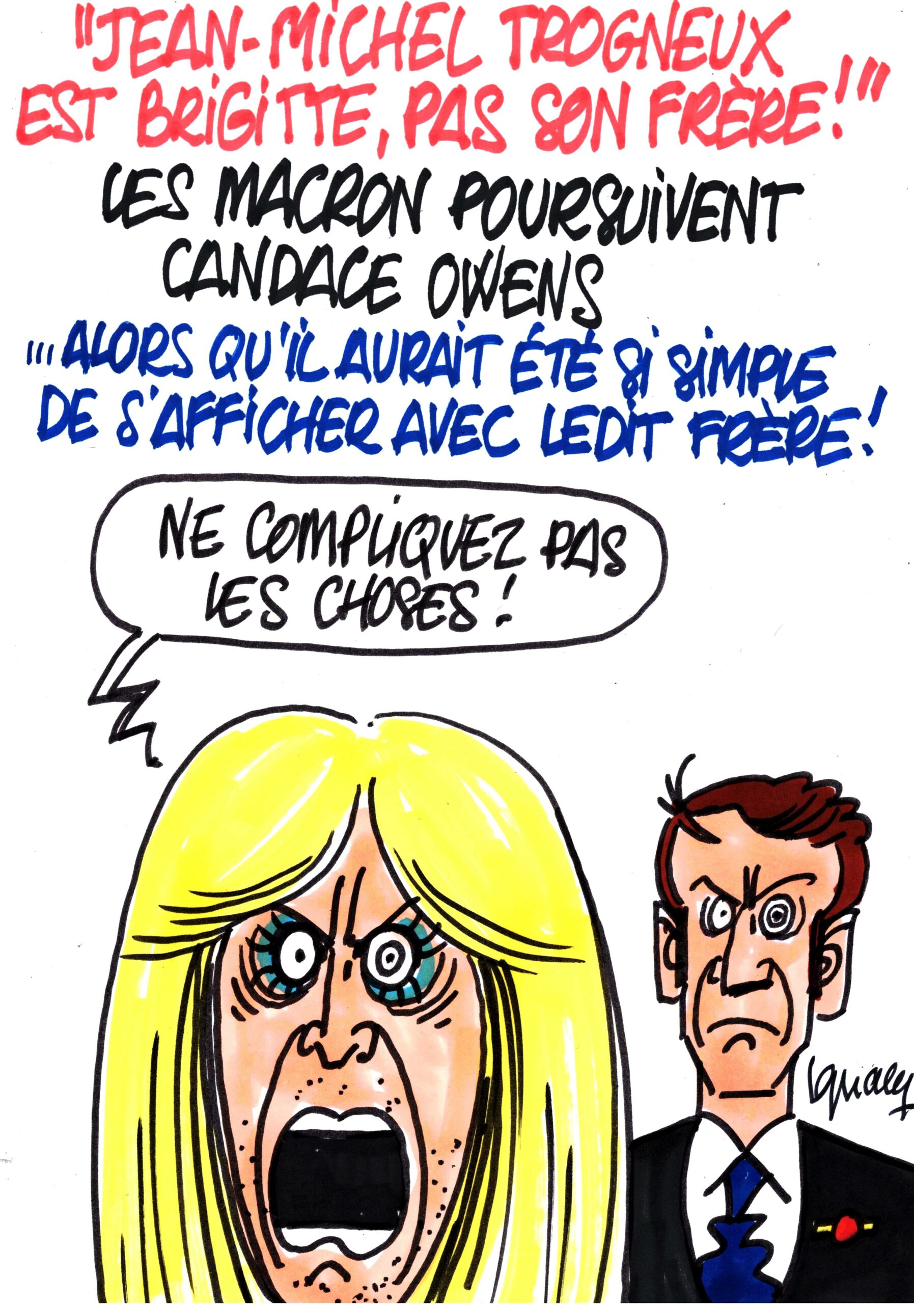 Ignace - Les Macron portent plainte contre Candace Owens
