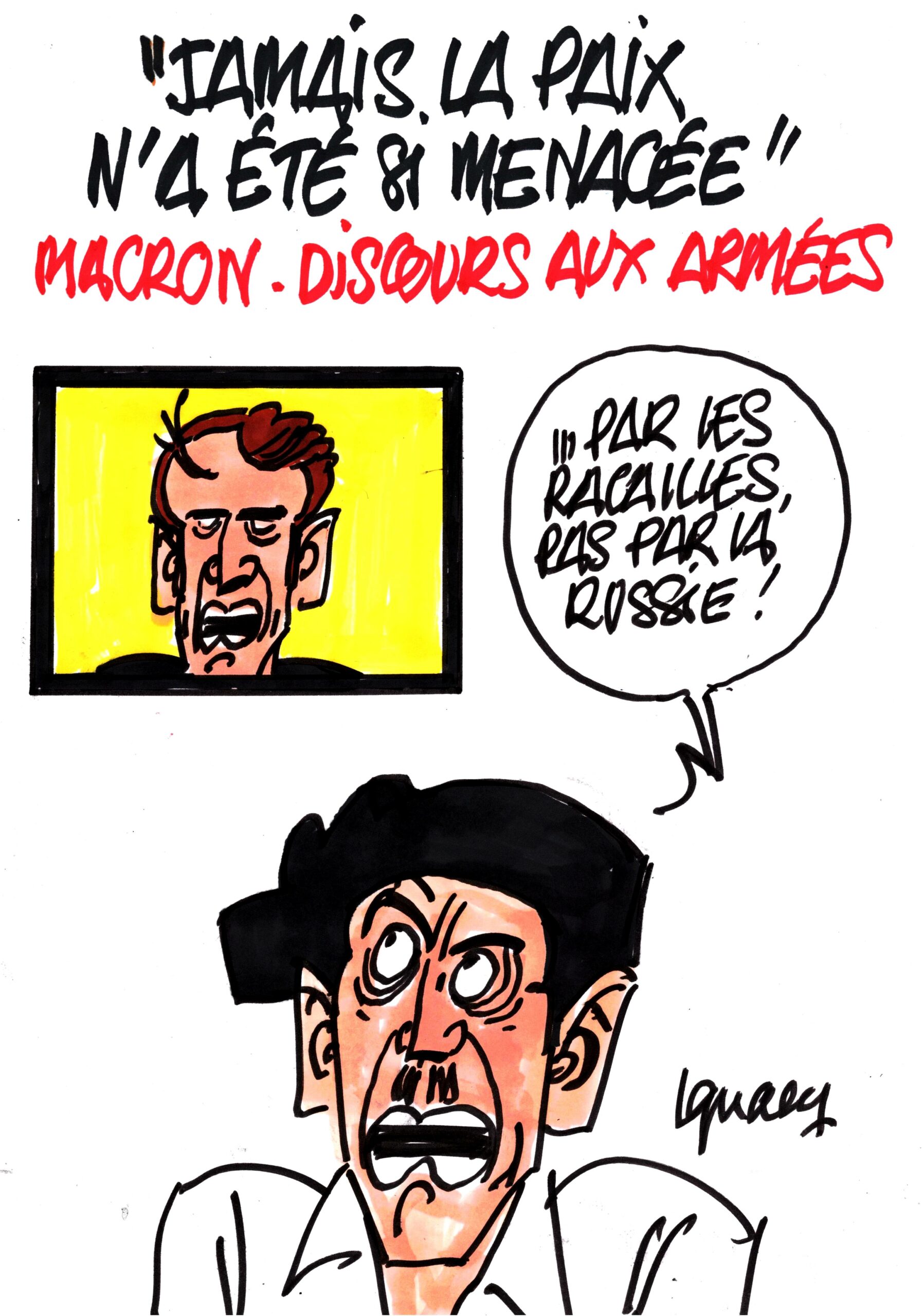 Ignace - Le discours aux armées de Macron
