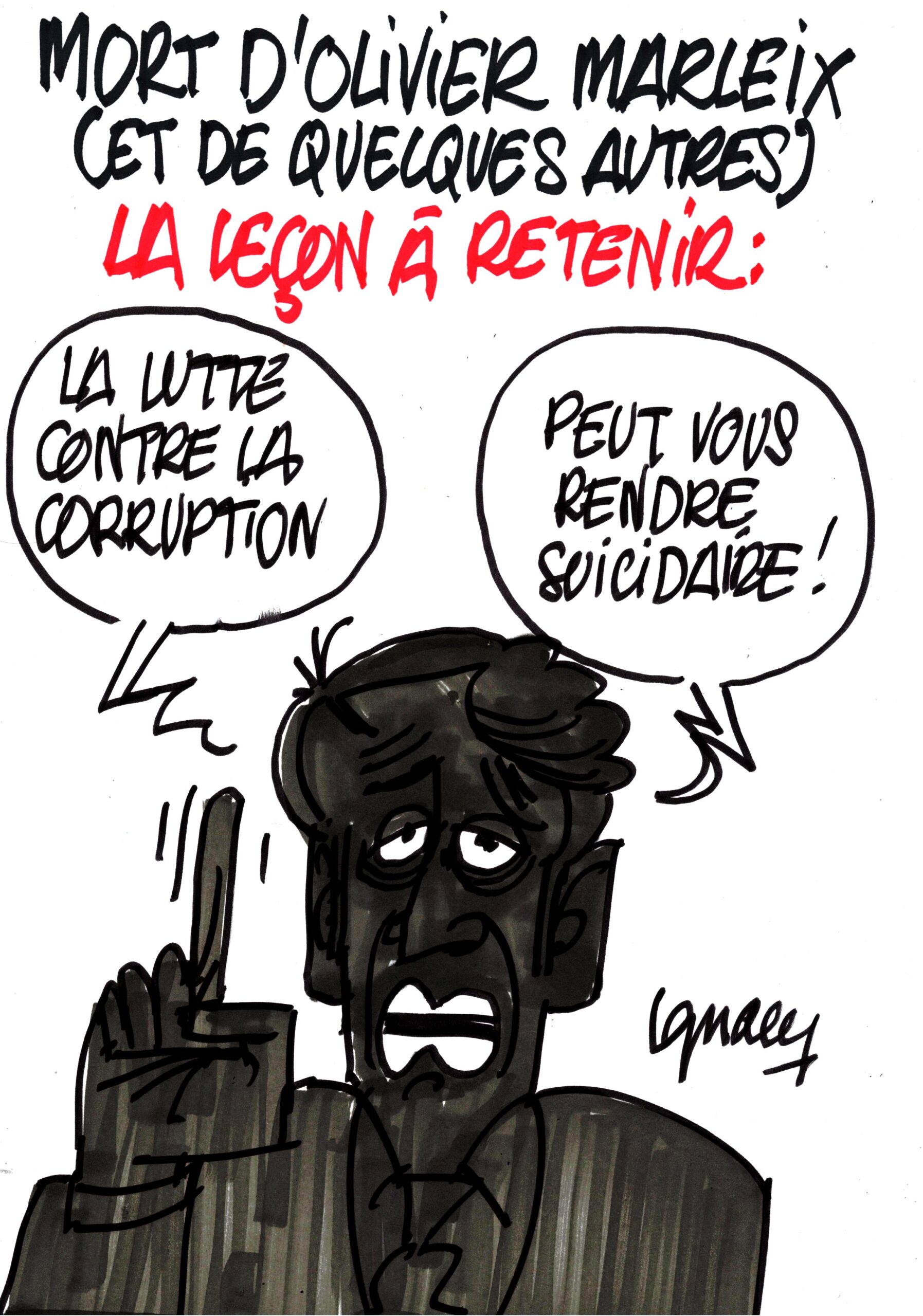 Ignace - Mort d'Olivier Marleix