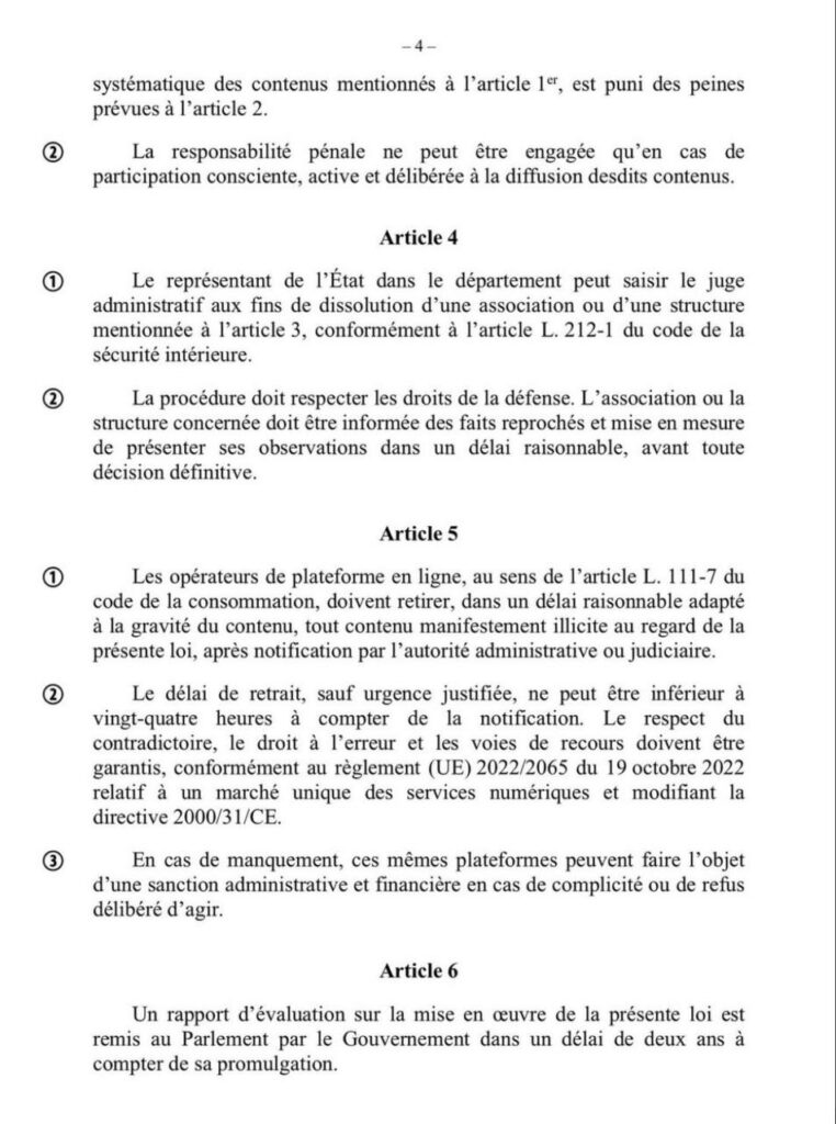 Une proposition de loi veut interdire les discours "antirépublicains"