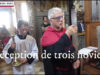 Vidéo de la réception de trois novices au sein de la Confrérie des Pénitents Noirs d’Avignon.