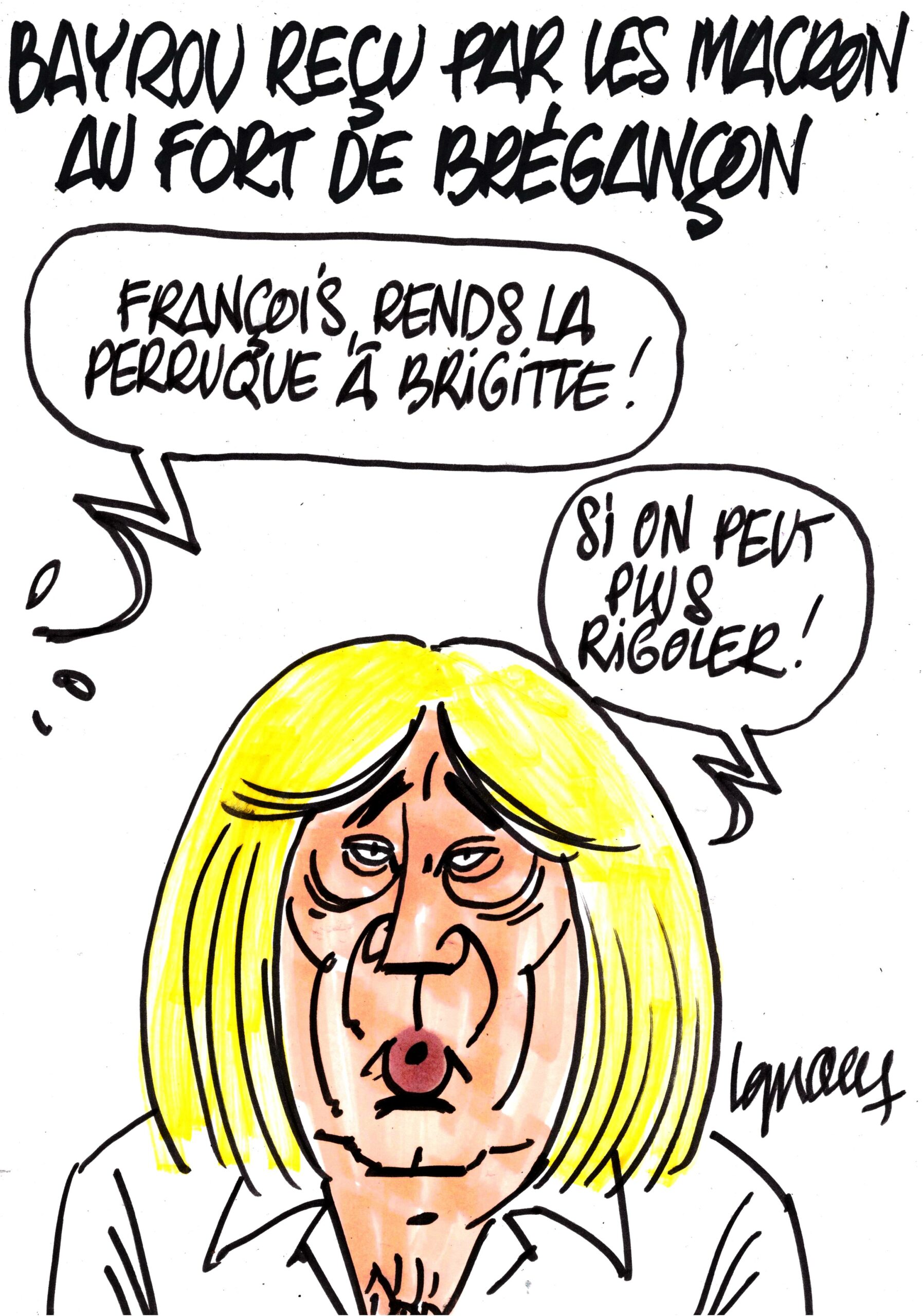 Ignace - Bayrou au Fort de Brégançon