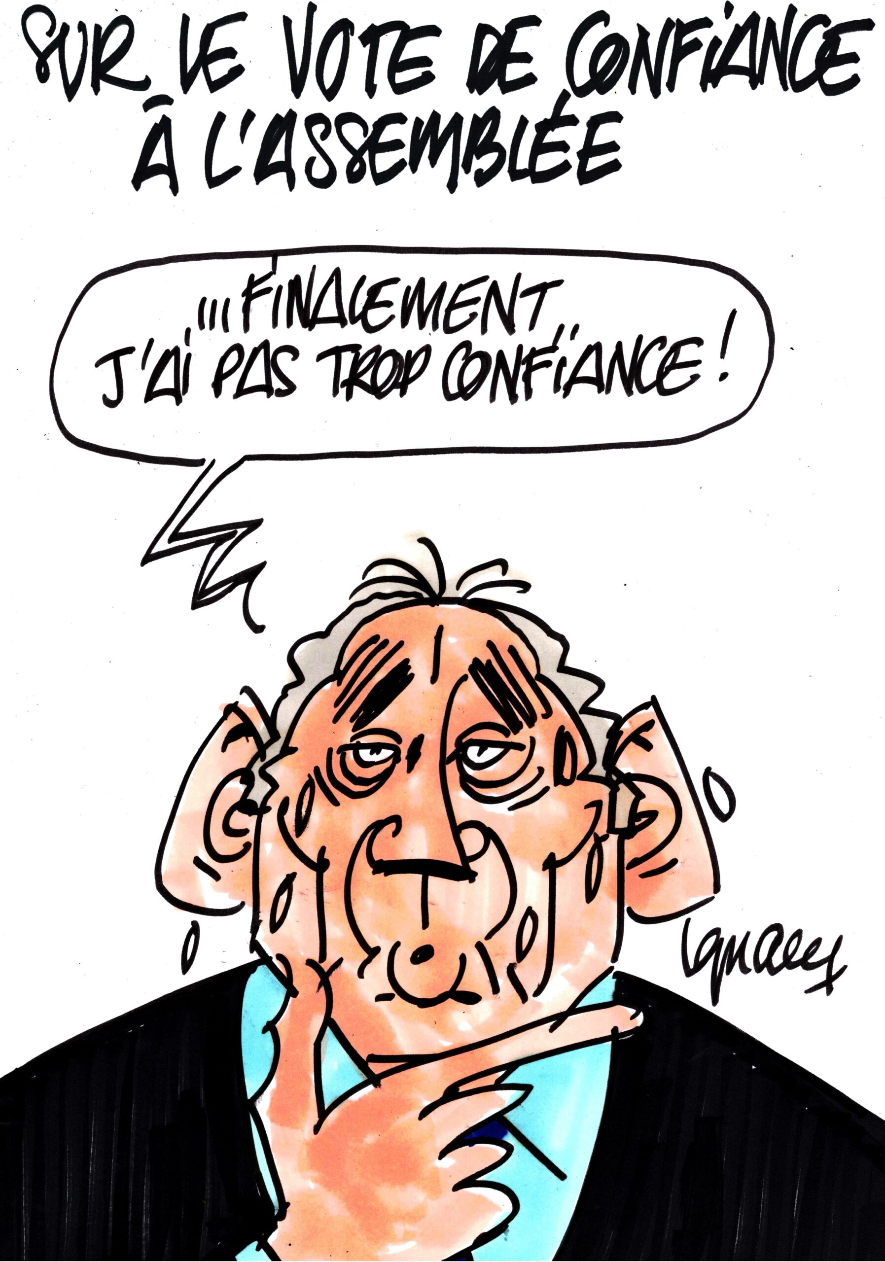 Ignace - Bayrou et le vote de confiance