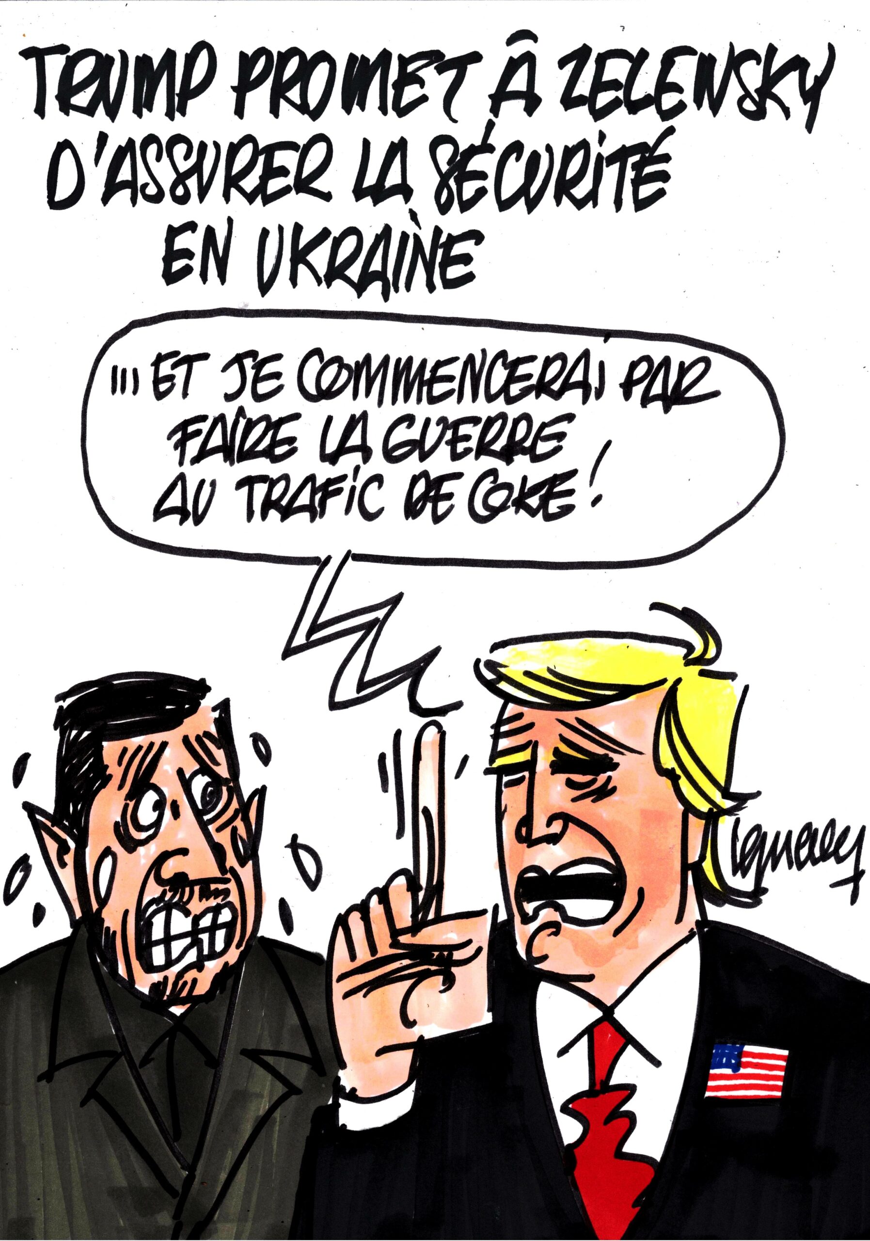 Ignace - Trump promet de mettre l'Ukraine en sécurité