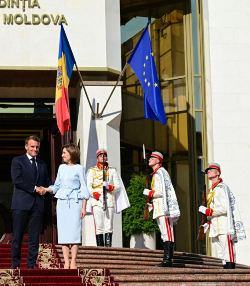 Macron, Merz et Tusk en Moldavie pour soutenir sa candidature à l'adhésion à l'UE