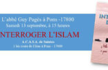 Abbé Guy Pagès le 13 septembre à Pons (17800) – Conférence et dédicace