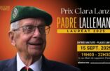 Prix Clara Lanzi remis au Père Lallemand, ce 15 septembre 2025 et plus… !