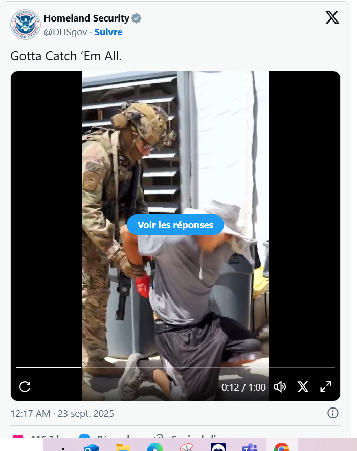 Les immigrés illégaux ? « Attrapez-les tous », comme des Pokemon - Le clip du Département de la sécurité intérieure des Etats-Unis