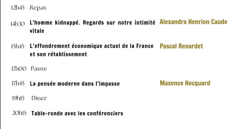 L'essoufflement de la modernité