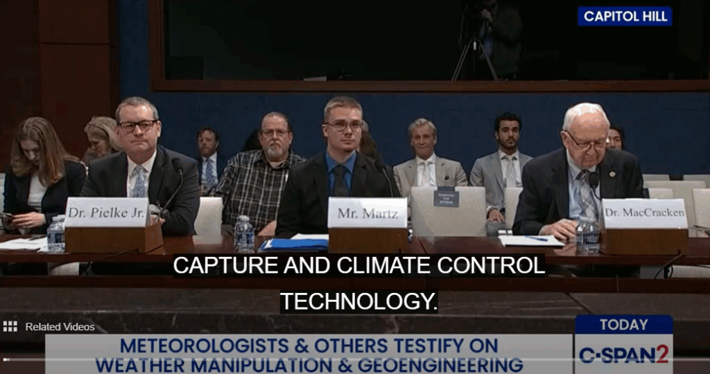 Audition sur la manipulation météorologique