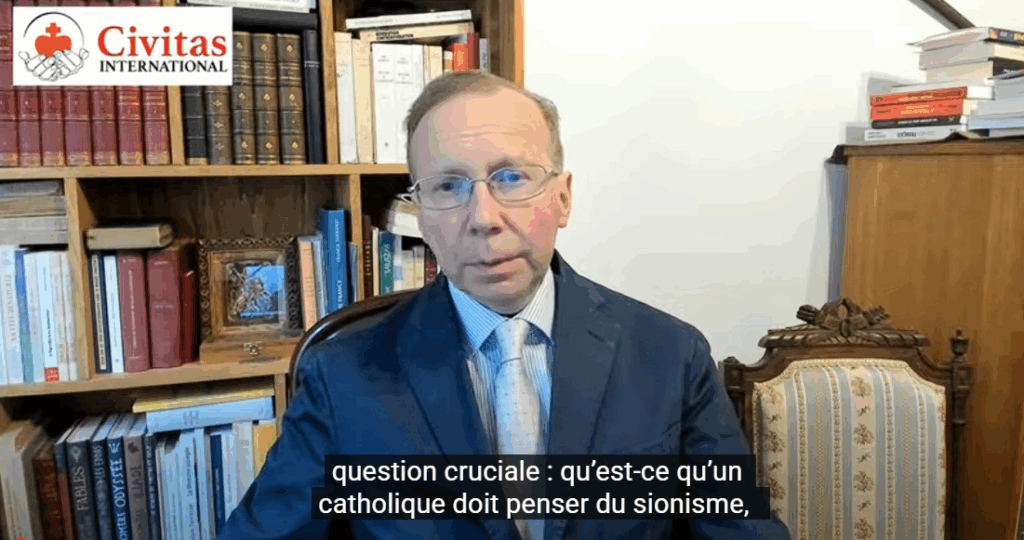 Alain Escada rappelle qu'un catholique ne peut pas être sioniste ni soutenir le génocide à Gaza