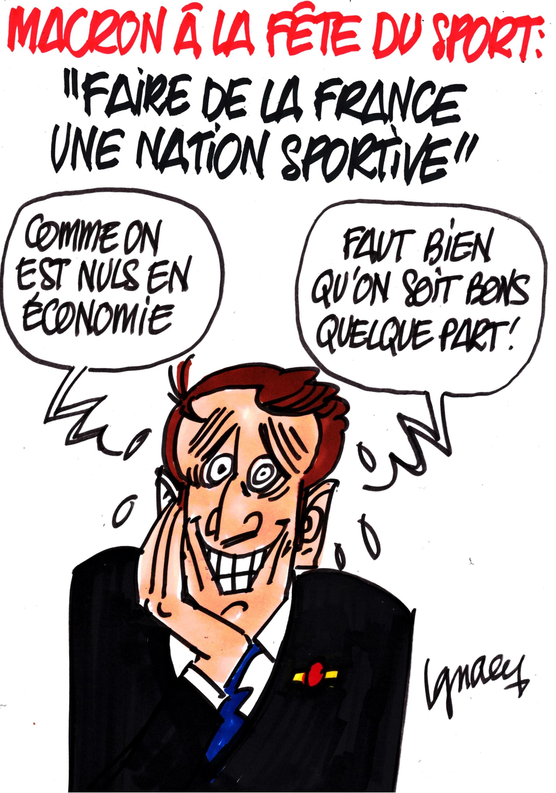 Ignace - Macron veut une nation sportive