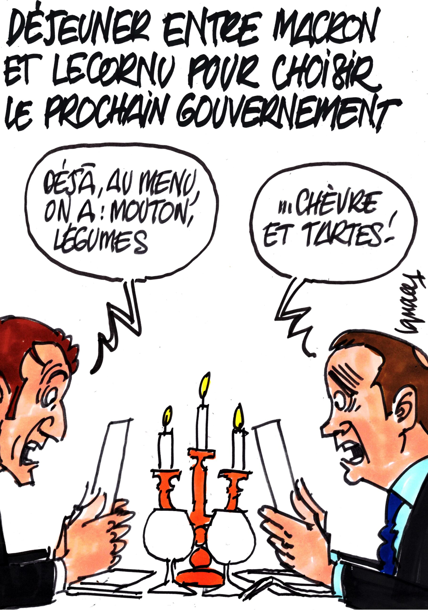 Ignace - Déjeuner entre Macron et Lecornu