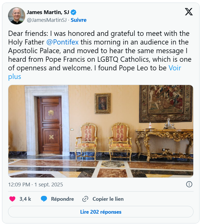 Léon XIV et le jésuite pro-LGBT James Martin