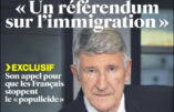 Philippe de Villiers lance un appel à signer une pétition en ligne pour exiger un referendum sur l’immigration.