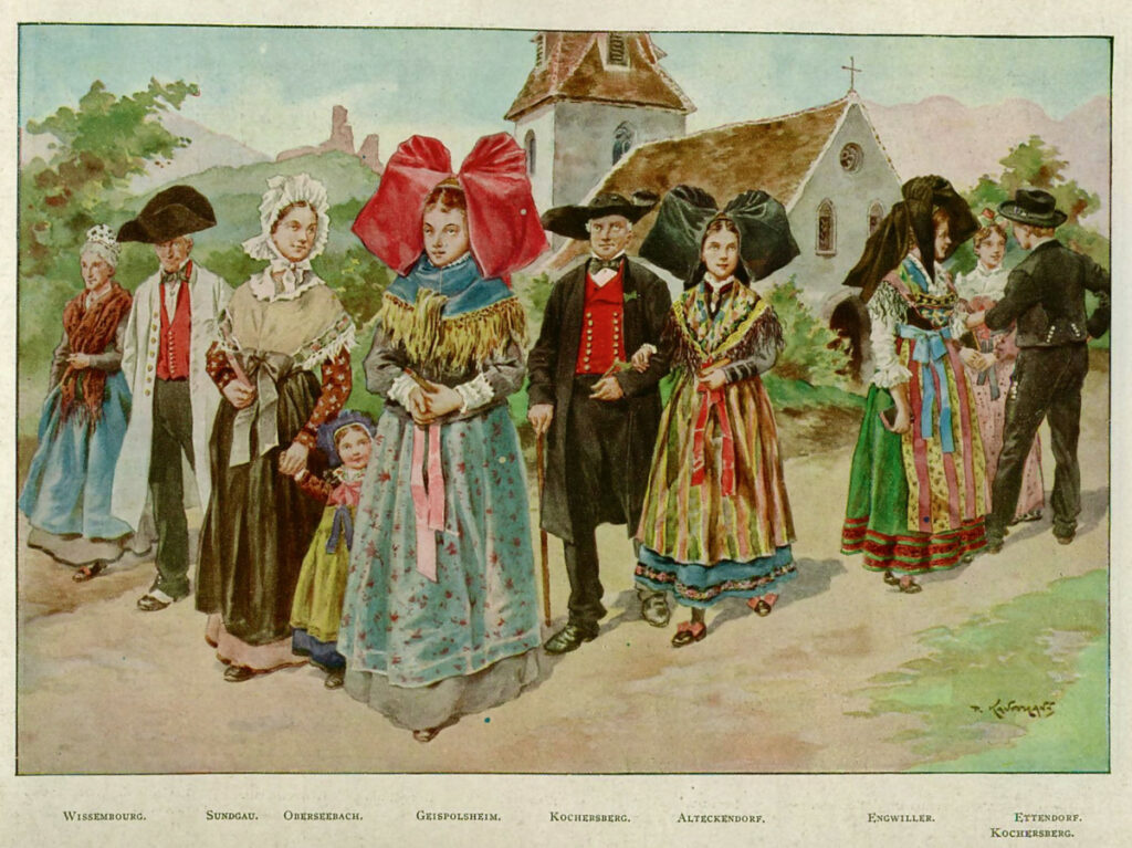Les costumes traditionnels alsaciens