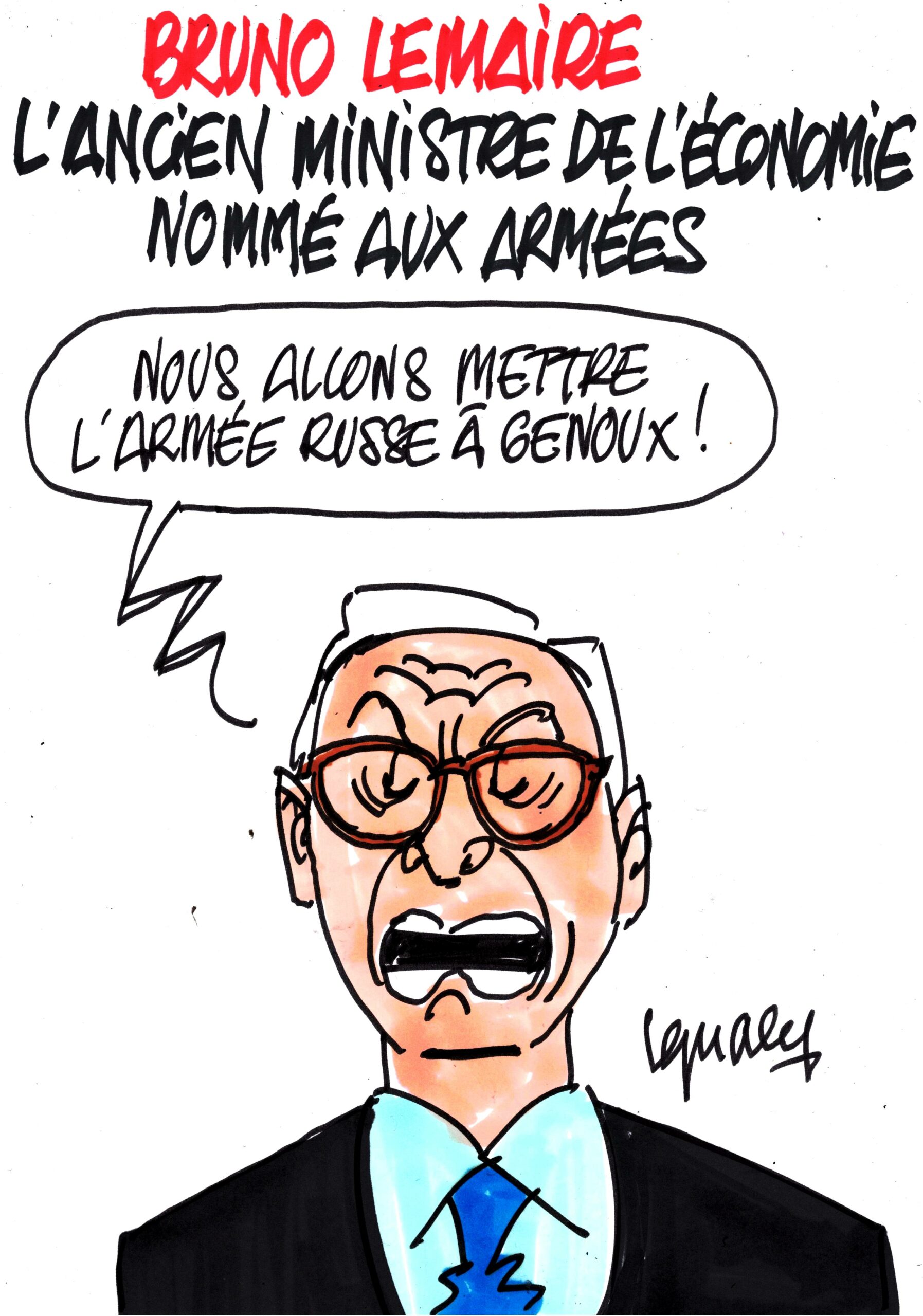 Ignace - Bruno Le Maire ministre des Armées